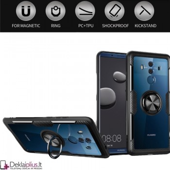 Sustiprintas dėklas 4in1 - juodas (Huawei Mate 10 Pro) Sustiprintas dėklas 4in1 - juodas (Huawei Mate 10 Pro)